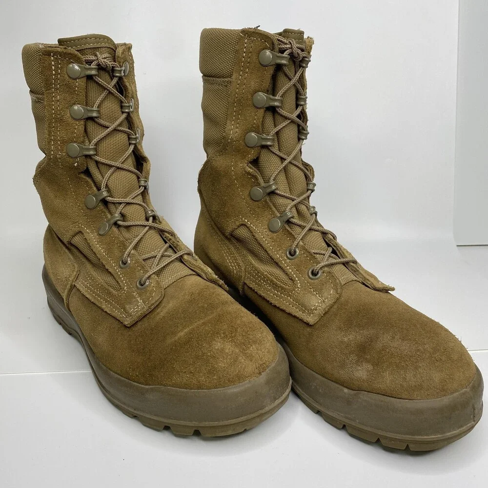 Belleville Boots Mens Size 6 Extra Wide Tan Gore-Tex Waterproof Vibram Military